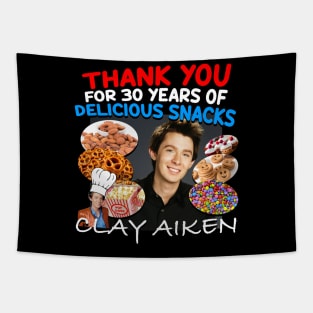 Thank You For 30 Years of Clay Snacks Tapestry