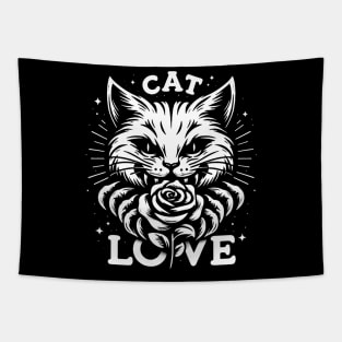 Cat love Tapestry