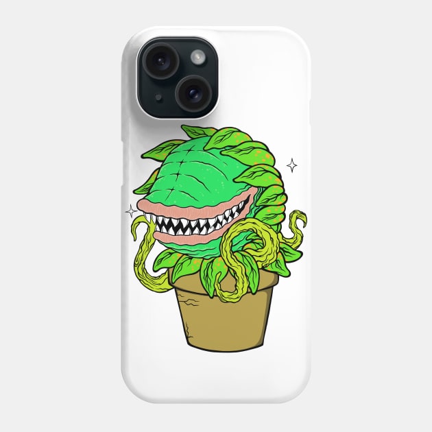 Carnivorous Plant Phone Case by flynnryanart