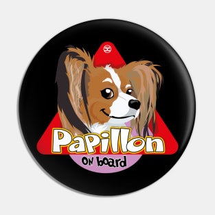 Papillon on Board - Sabre Pin