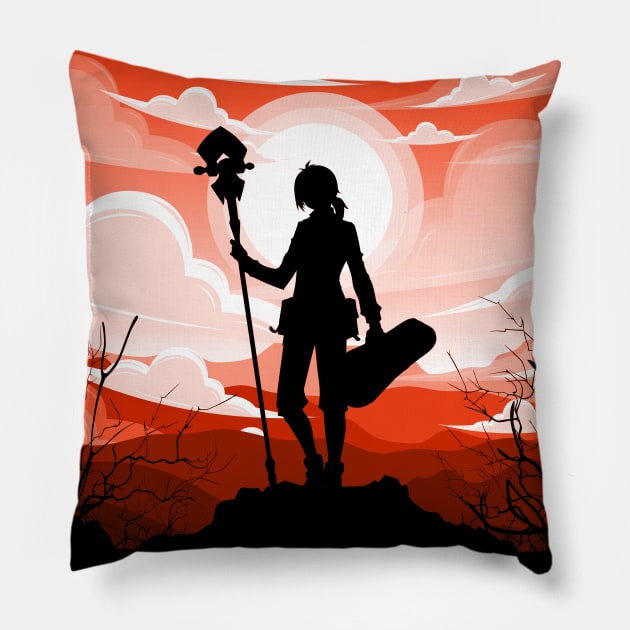 Elliot Craig | Trails Of Cold Steel Pillow by GuruBoyAmanah