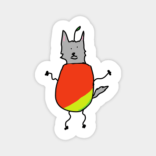 wolf mango Magnet