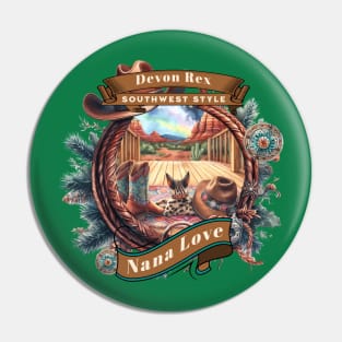 Southwest Sedona Country Cat Nana Love 3FD Pin