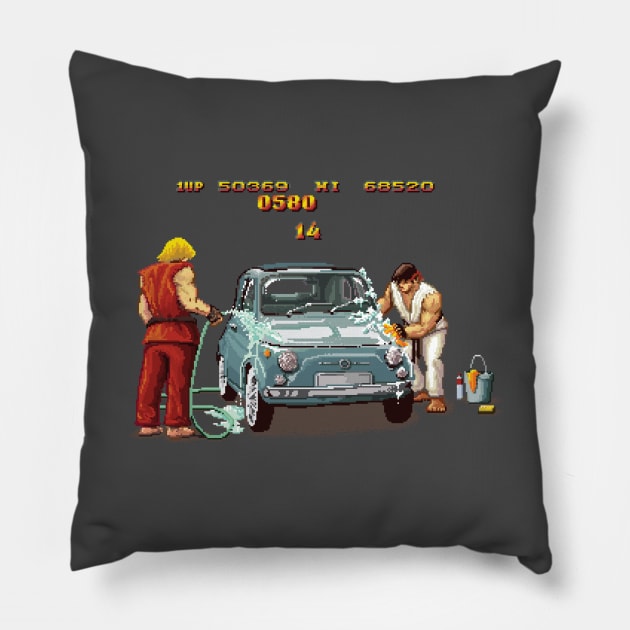 Bonus Stage Street Fighter Pillow by vo_maria