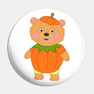 Bonnie Bear - Halloween Pumpkin costume Pin