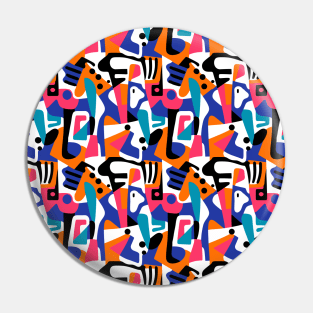 90s Memphis Pattern Vibes Pin