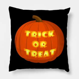 Trick or Treat Halloween Pumpkin Pillow