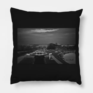 Foxton Locks 1 Pillow