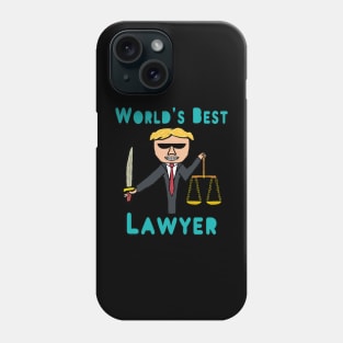 World's Best Lawyer Phone Case