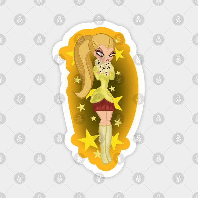 DC Super Hero Girls Cheetah Magnet by OCDVampire