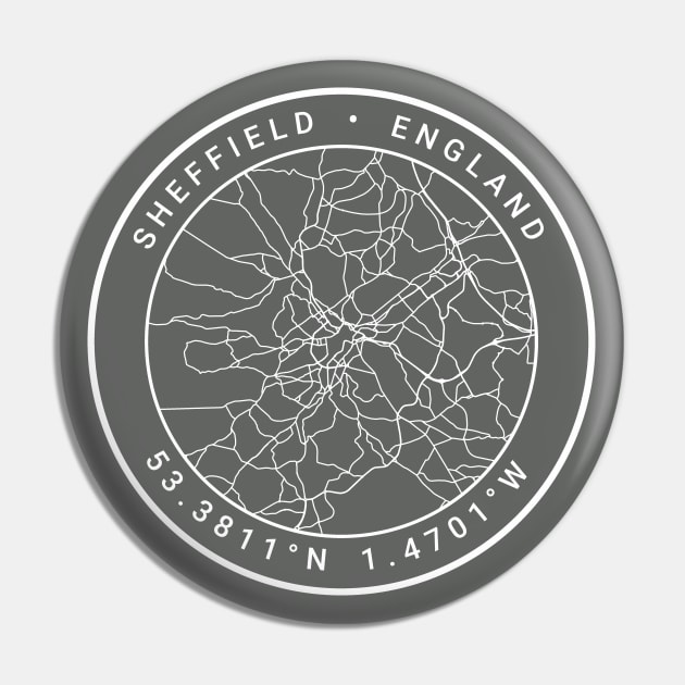 Sheffield Map Pin by Ryan-Cox