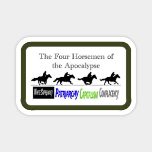 Four Horsemen of the Apocalypse - Sticker - Back Magnet