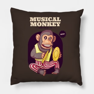 musical monkey Pillow