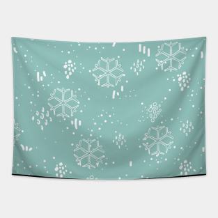 Snowflake Pattern Tapestry