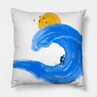 I Love Surfing Pillow