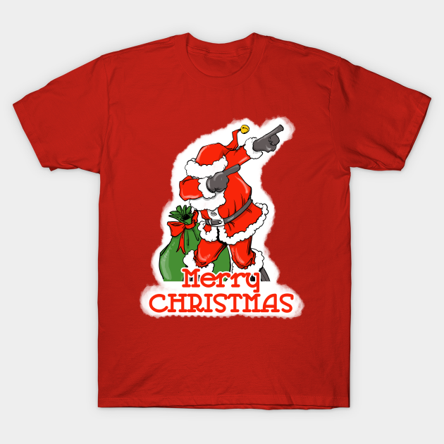 Dabbing Santa - Santa - T-Shirt | TeePublic