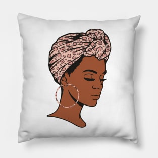 Black Woman, Natural hair, Black girl, Black woman Pillow