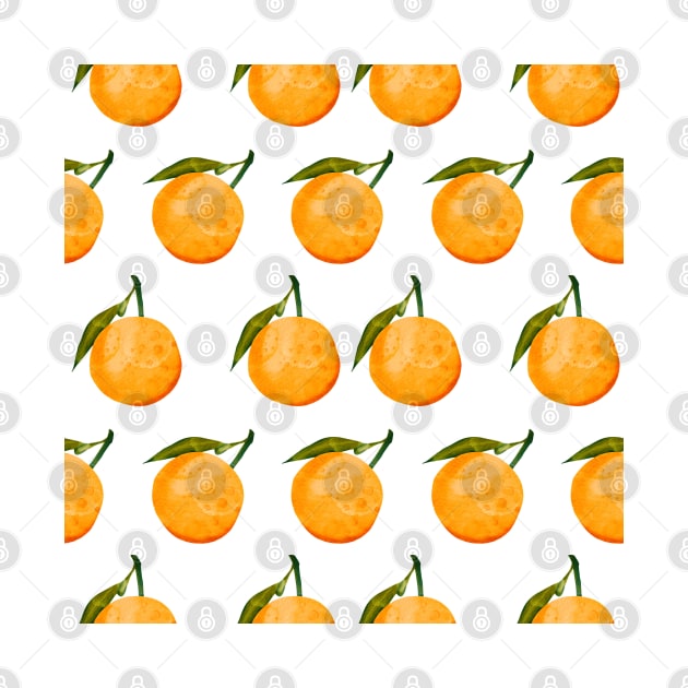 Orange Pattern by MutchiDesign