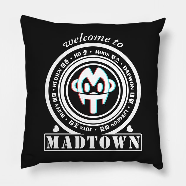 Madtown Logo - Welcome (smaller) Pillow by JO_D_D