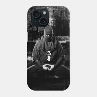 Ninja Shinobi meditation kanji Phone Case