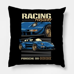 Porsche 911 Vintage Pillow