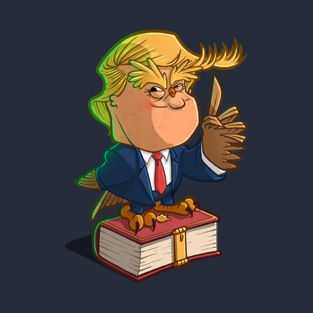 d-OWL-nald Trump inauguracion by RemcoBakker