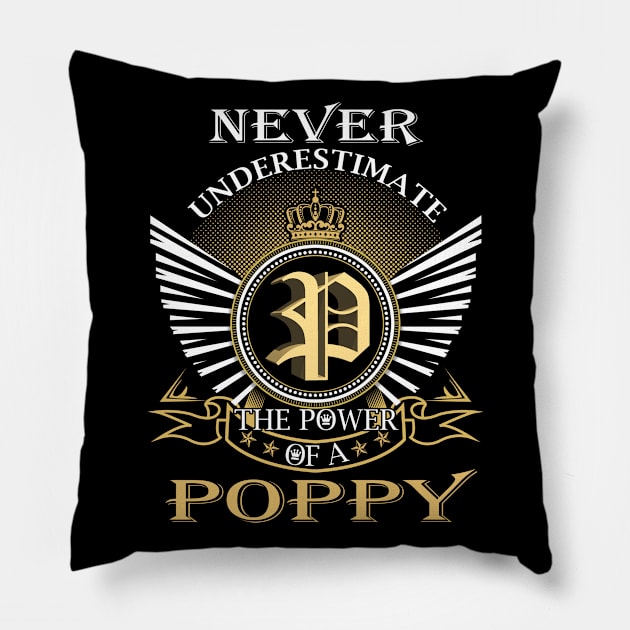 Never Underestimate POPPY Pillow by Nap