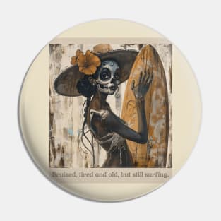 Surfer Girl Catrina Pin