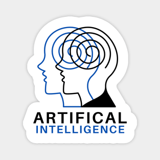 Artifical Intelligence - Ai - Human Brain Magnet