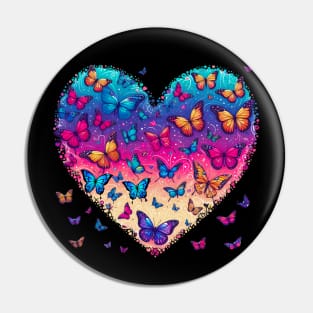 Fluttering Heart Love Pin