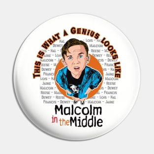 Malcolm This Is What A Genius Looks Like Pin