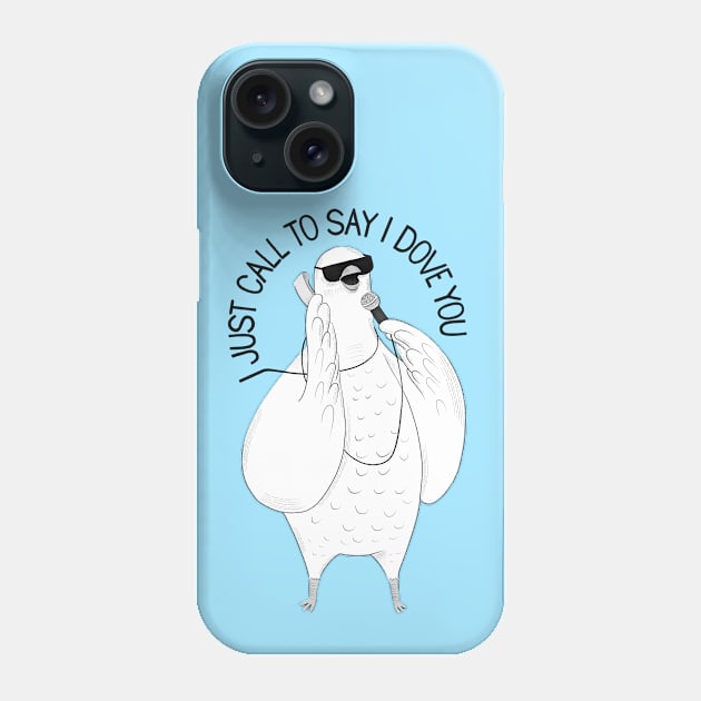 I Dove You | Animal Karaoke Collection Phone Case by DrawingEggen