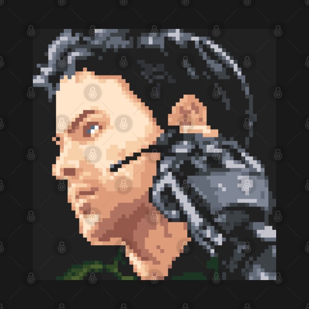 Chris Redfield Pixel Art by AlleenasPixels