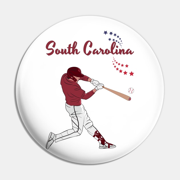 South Carolina Baseball | America's Sports Cities Pin by VISUALUV