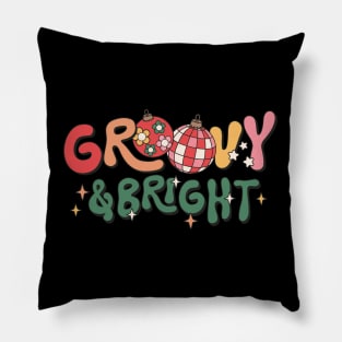 Groovy and bright Pillow