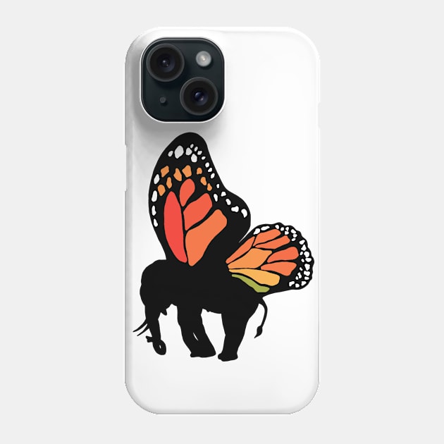 Elephant with wings Phone Case by DarkoRikalo86