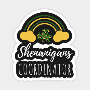 Shenanigans Coordinator Squad St Patricks Day Rainbow Magnet