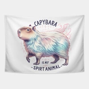 Capybara is my Spirit Animal Tapestry