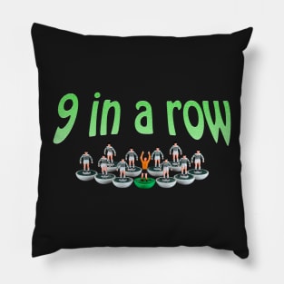 Celtic Nine in a row subbuteo team Pillow