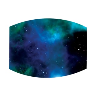 Blue Nebula Galaxy T-Shirt