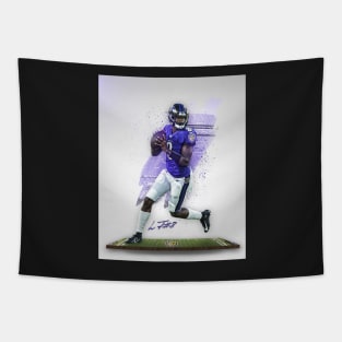 Lamar Baltimore Sports Art Tapestry