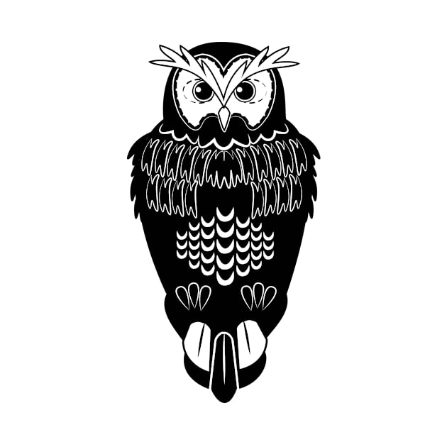 Owl Silhouette by Florentino