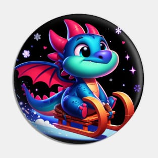 Rufie the Dragon -  Bobsleigh #23 Pin