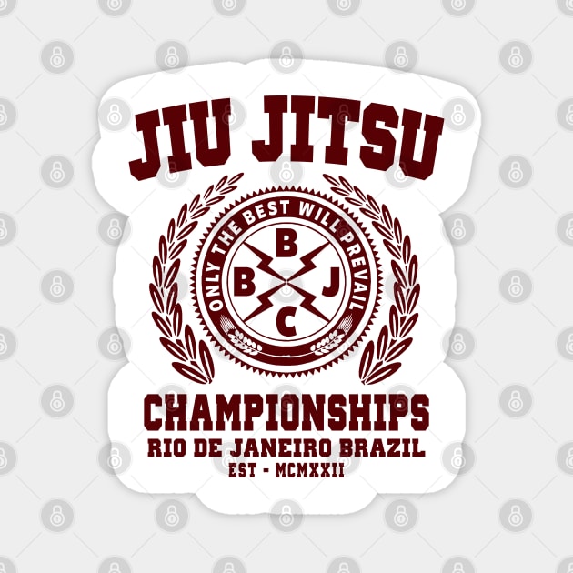 JIU JITSU - JIU JITSU WORLD CHAMPIONSHIPS Magnet by Tshirt Samurai