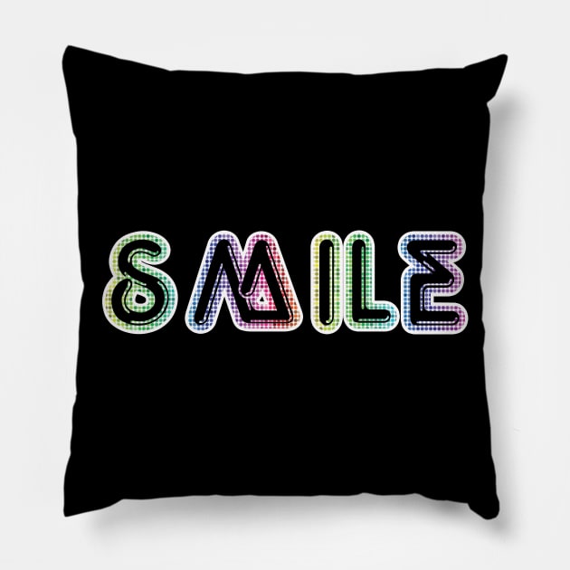 '80 Disco smile Pillow by zozo-shop