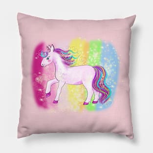 Fairy magic unicorn Pillow