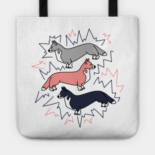 Funny Corgi Dog Design Tote