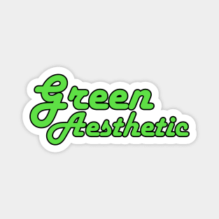 Green Aesthetic Magnet