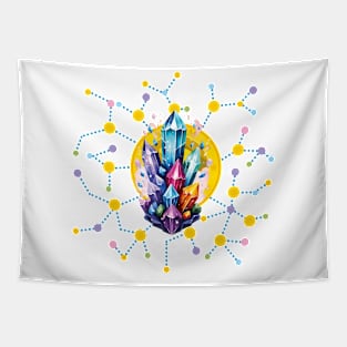 Luxury gems illustration Tapestry