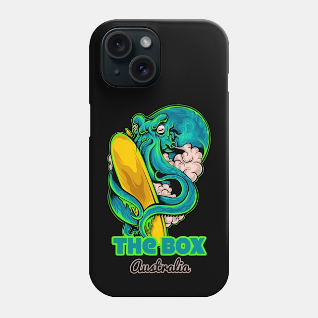 The Box Australia octopus surf Phone Case by LiquidLine